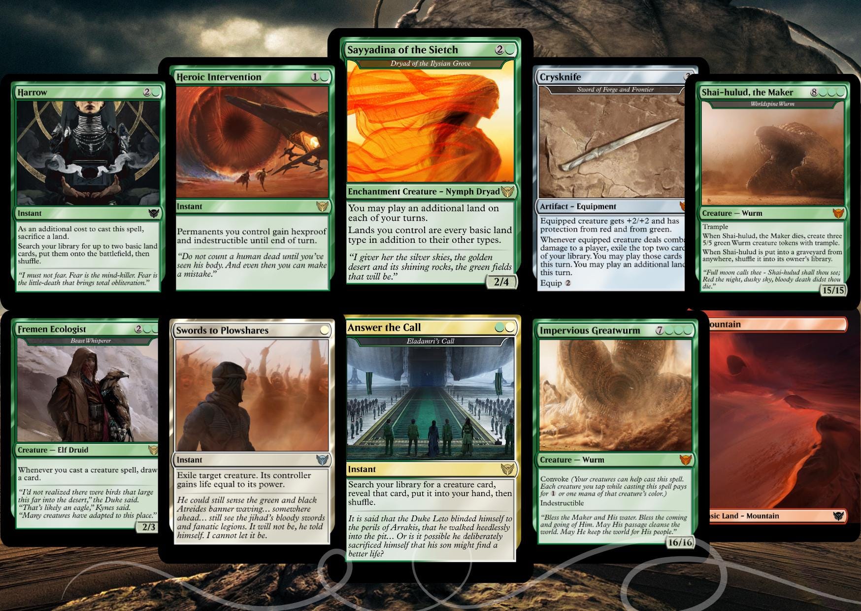 mtg desert commander deck Magic: The Gathering Outlaws of Thunder Junction In Commander Cultivating Desert Power with a