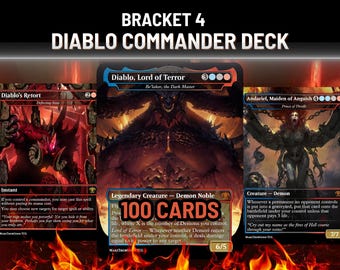 Be'lakor Demon Tribal Proxy Commander EDH Deck, Diablo Theme