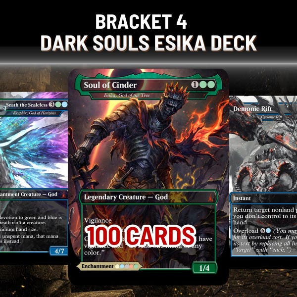 Dark Souls Esika EDH Deck, Bracket 4 Custom Art Cards