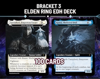 Elden Ring EDH  Deck, Bracket 3 Custom Full Art Deck