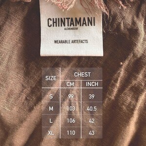 Beige katoenen kimono ∆ Boho kleding voor heren ∆ Hippie kimono vest ∆ Asymmetrische tuniek ∆ Jedi-gewaad ∆ Boho festival cyberpunk outfit afbeelding 10