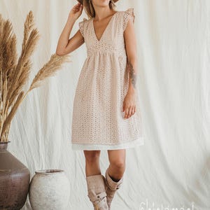 Beige Vegan Shoes ∆ Canvas High Boots Women ∆ Tribal Wrap Shoes ∆ Playa Outfit Man Cotton Boho Boots ∆ Goa Ibiza Gypsy Style image 2