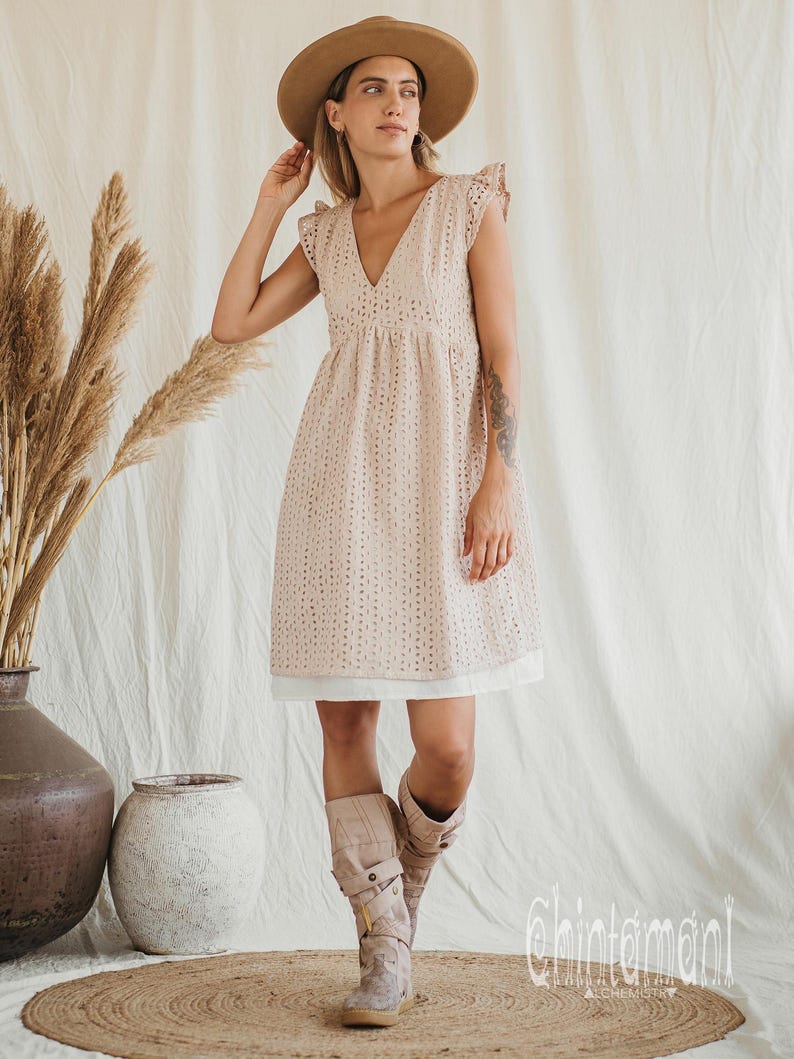 Beige Vegan Shoes ∆ Canvas High Boots Women ∆ Tribal Wrap Shoes ∆ Playa Outfit Man Cotton Boho Boots ∆ Goa Ibiza Gypsy Style image 2