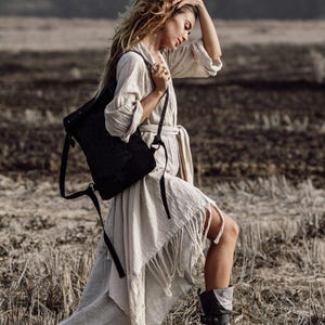Botas veganas boho para mujer ∆ Zapatos hippies de lona de algodón ∆ Botas altas para festivales ∆ Botas tribales del desierto indio Shipibo / Unisex / 2 colores imagen 13