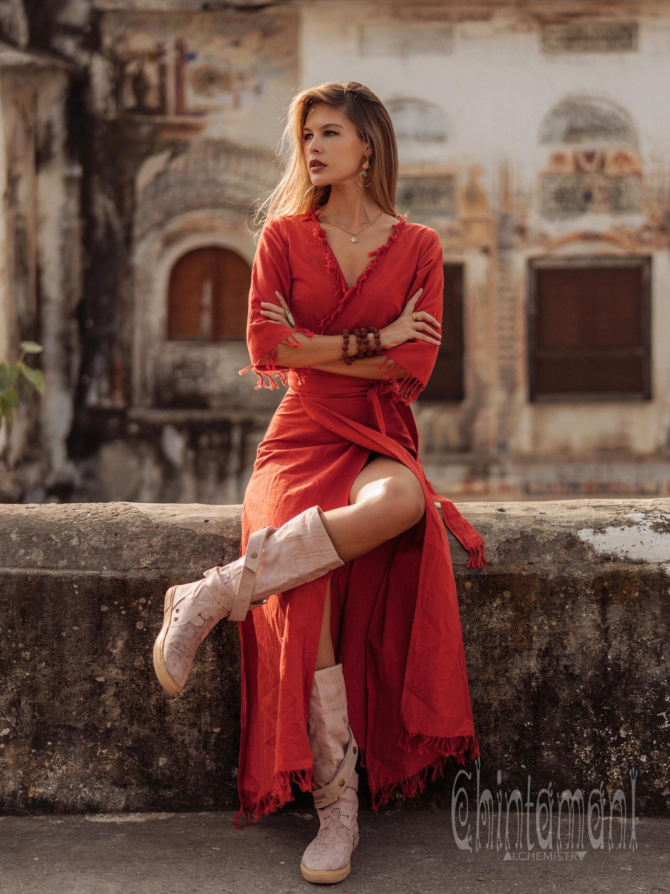 hippy gypsy boho dresses Dress Bohemian Halter Maxi Dress: