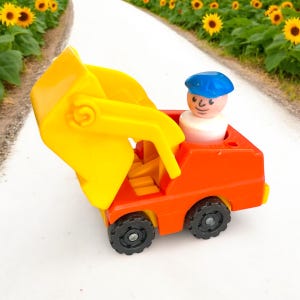 Fisher Price Little People - Construction Front End Loader-Fisher Price