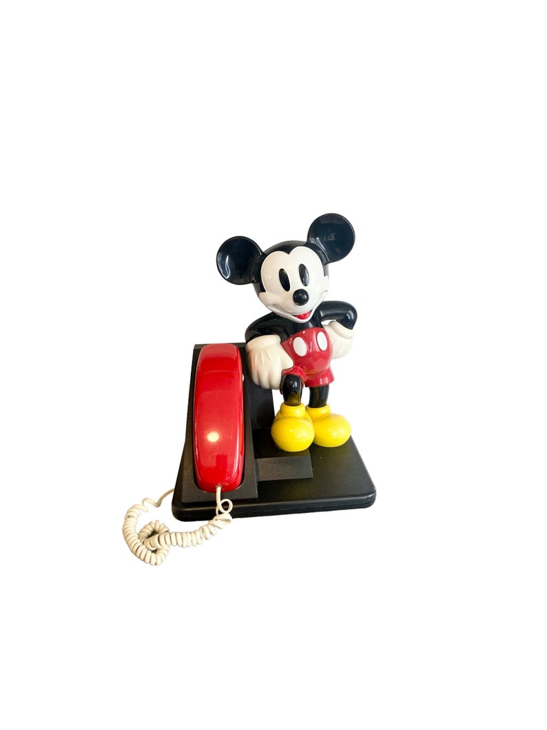 Vintage Mickey Mouse Telephone image 1