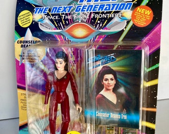 Vintage Star Trek TNG Action Figure - Deanna Troi- Star Trek Collectible - Star Trek TNG