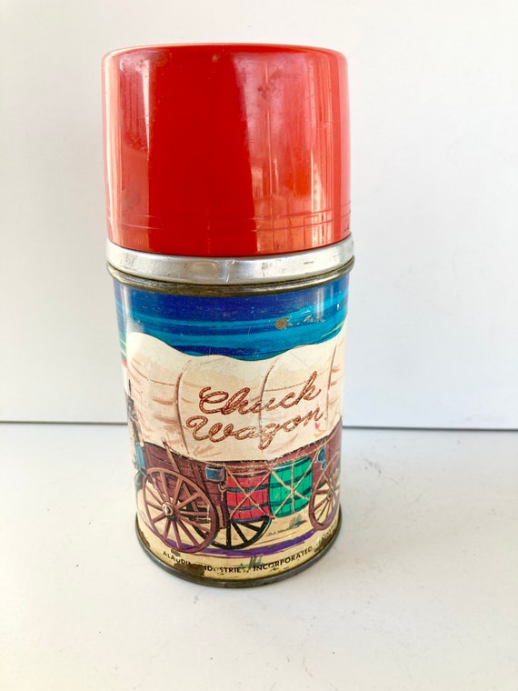 Vintage Lunchbox Thermos Aladdin Lunchbox Thermos Chuck | Etsy
