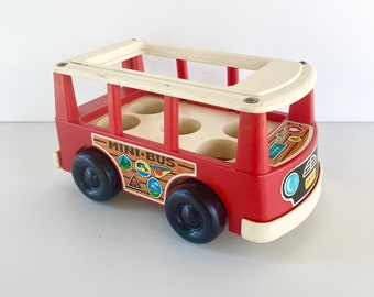 Vintage Fisher Price - Fisher Price Mini-Bus von 1969