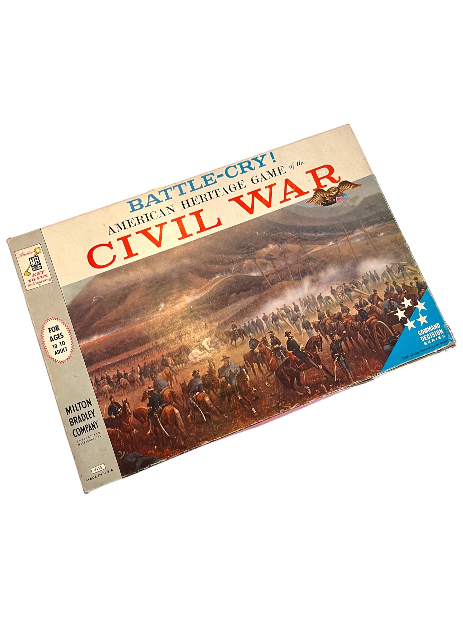 Milton Bradley BATTLE CRY Game American Heritage Civil War