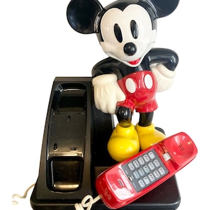 Vintage Mickey Mouse Telephone image 3