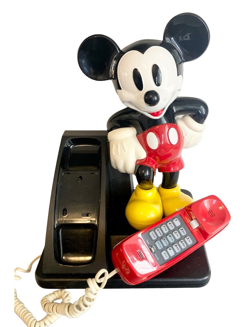 Vintage Mickey Mouse Telephone image 3