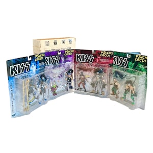Kiss Psycho Circus Action Figures -  Complete Set -  McFarlane 1998 -  New