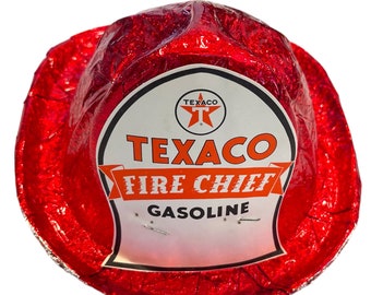 Vintage Texaco Fire Chief Promotional Child Fire Hat - Vintage