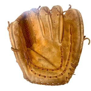 Vintage Baseball Glove - Vintage Baseball Mitt - McGraw Brand Baseball Glove