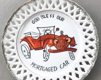 Vintage Funny Collectable Plate