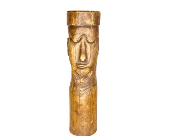 Mid Century Modern Carved wooden Figure - Mid Century Decor