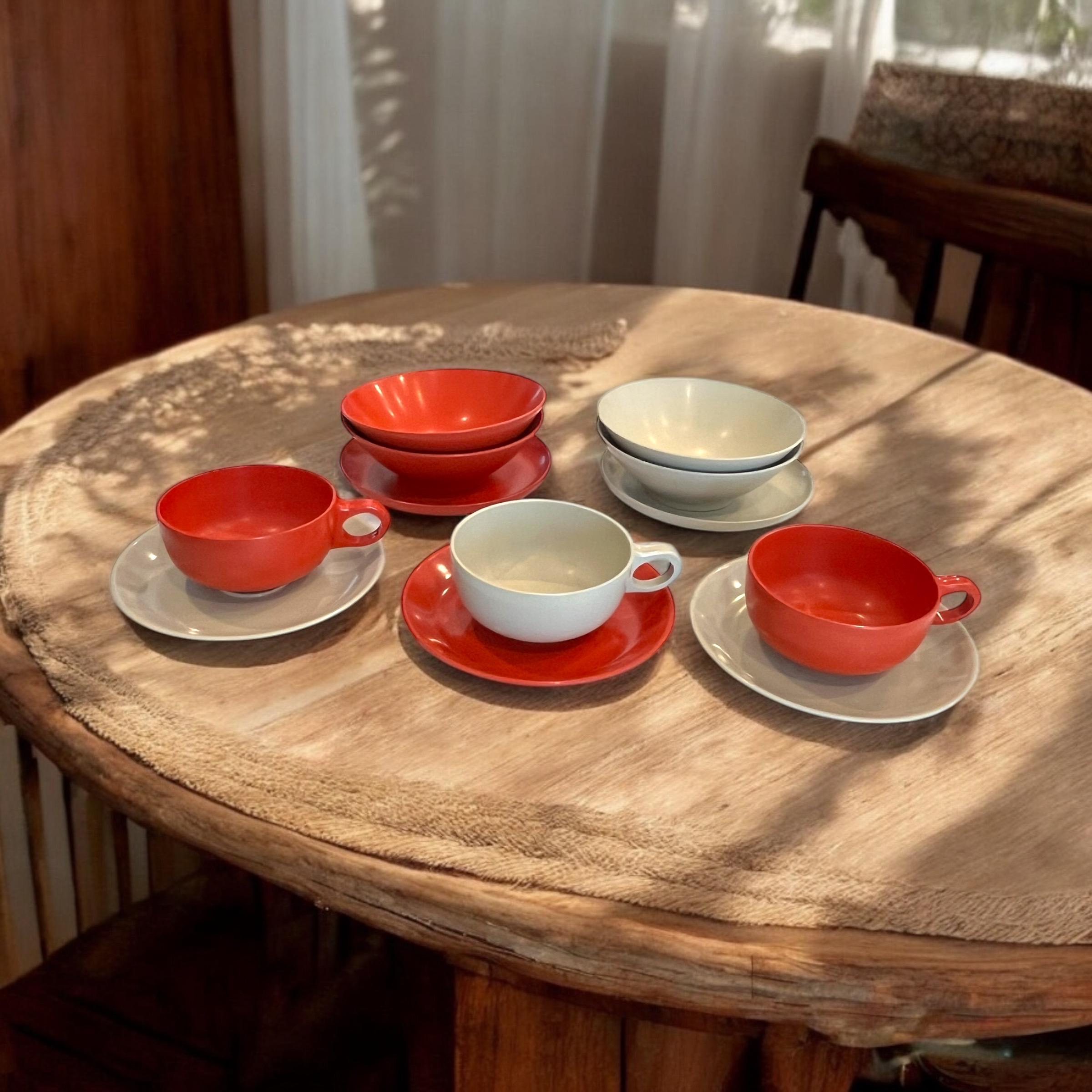 Vintage Florence Prolon Melmac 12 Piece Set Vintage Melmac