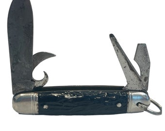 Vintage Pocket Knife - Kamp King Multi Tool Knife - Etsy