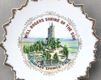 Vintage Will Rogers Souvenir Plate