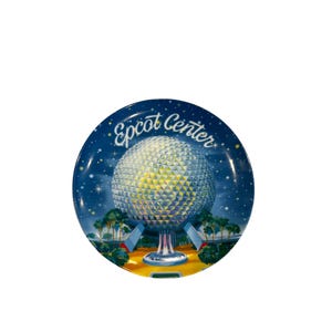 Vintage Disney Souvenir Plate - Epcot Center Japan 1982