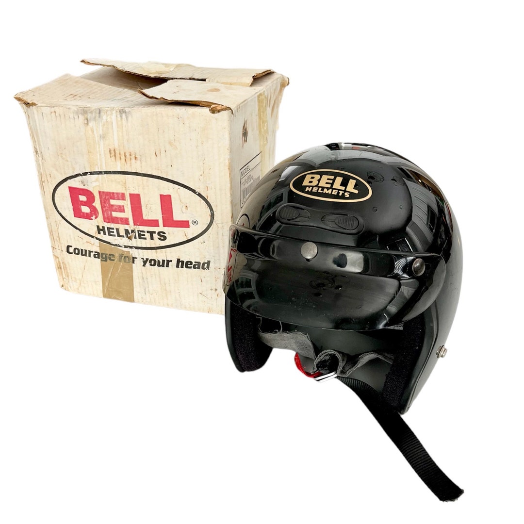 Vintage Bell Motorcycle Helmet - Vintage Helmet - Scooter