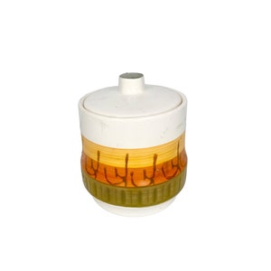 Vintage Sugar Bowl - Casual Ceram Japan Stoneware Sugar Bowl - Vintage Stoneware