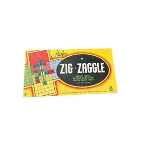 Zig Zaggle Game by Hasbro - Vintage 1950&#39;s Board Game