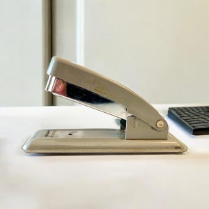 Vintage Stapler -  Swingline Cub Stapler in gray