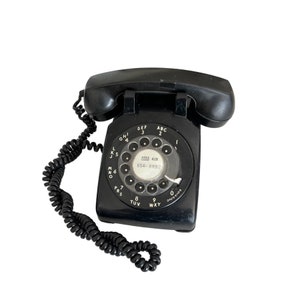 Vintage Rotary Dial Desk Telephone - Bell System Western Electric Telephone -Check out all of our vintage telephones