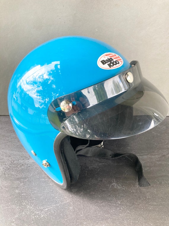 Vintage Motorcycle Helmet - Awesome Vintage Old Sc