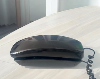 Vintage Trimline Push Dial Telephone - Trimline vintage telephone Classic Black