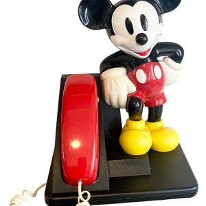 Vintage Mickey Mouse Telephone image 2