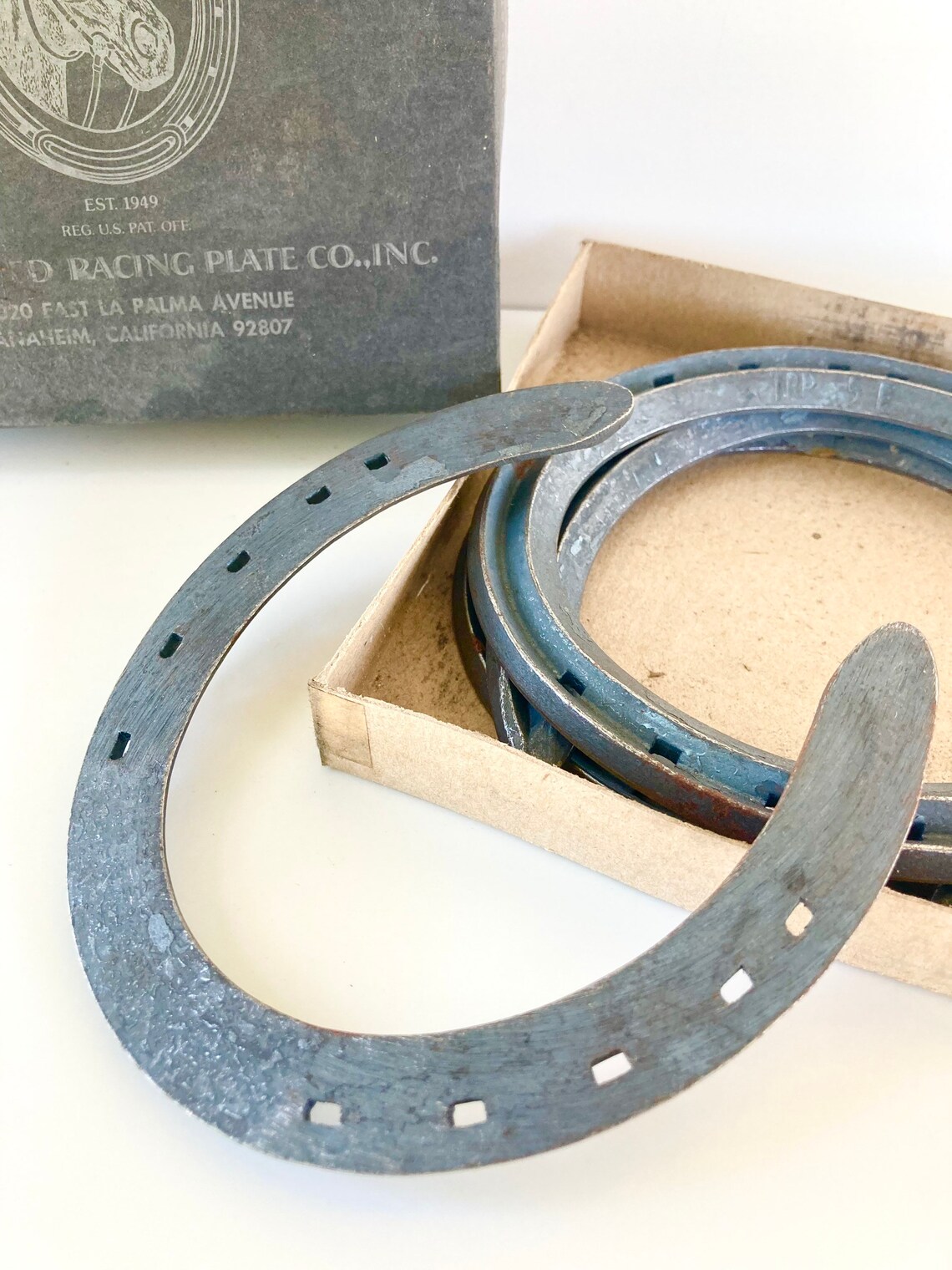 Vintage Horseshoes New Old Stock Unused set of 4 Steel Etsy