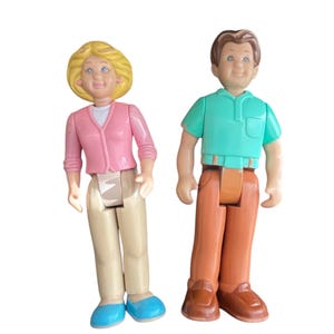 Vintage Set of Little Tike&#39;s family people - Set of 2