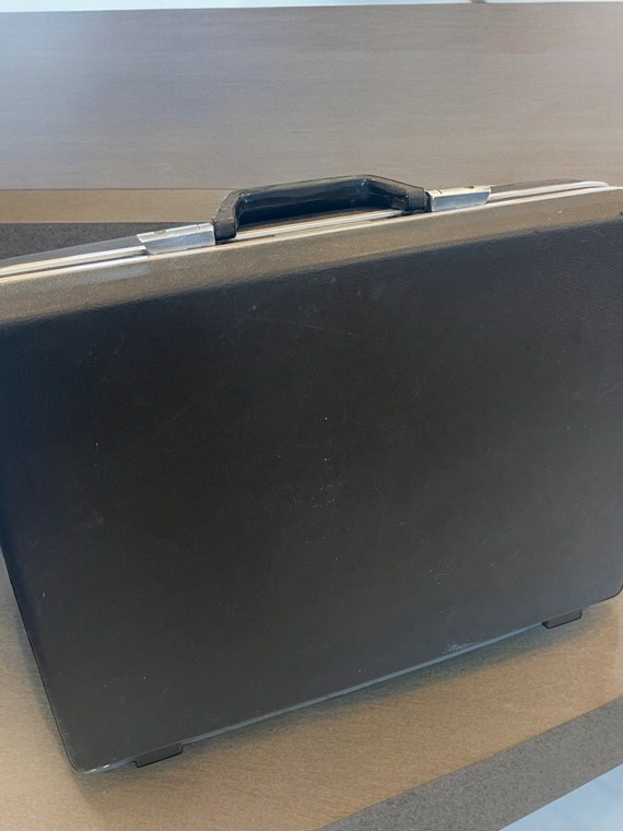 Mallette Vintage SAMSONITE President En Cuir Marron - Années 1960 - Occasion - Suisse