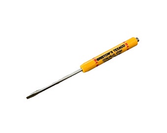 Vintage 1960's Texaco Service Advertising Pocket Screwdriver