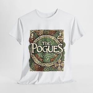 The Pogues T-shirt -  Celtic Revival Style