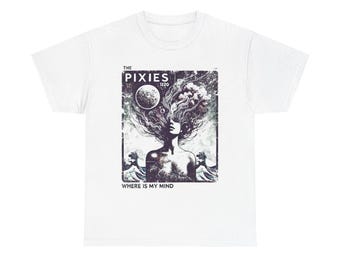 Where is My Mind T-shirt. Groovy Tshirt. the Pixies T-shirt. Gift