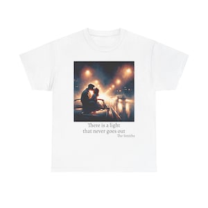 The Smiths T-shirt - There Is a Light That Never Goes Out Original Poster