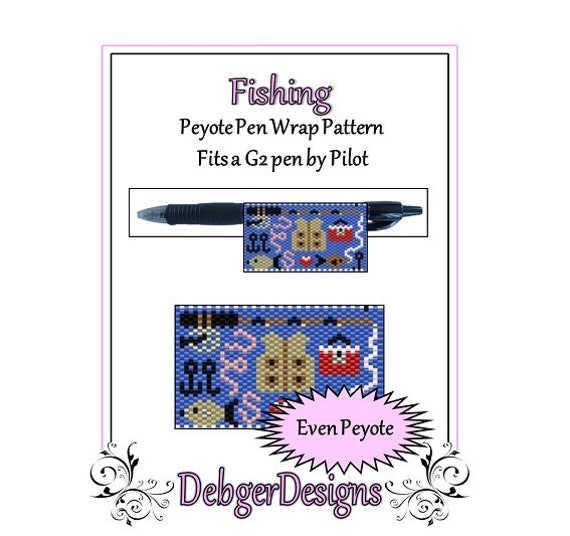 Peyote Beading Pattern pen Wrap/cover Weaving Loom 