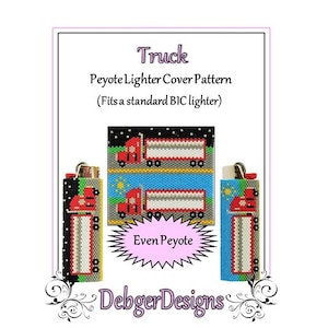 Bead Pattern Peyote(Lighter Cover)-Truck