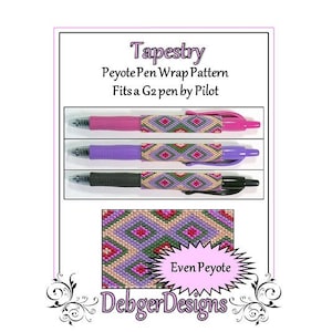 Bead Pattern Peyote(Pen Wrap/Cover)-Tapestry