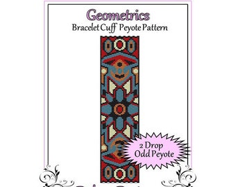 Bead Pattern Peyote(Bracelet Cuff)-Geometrics