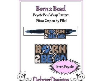 Bead Pattern Peyote(Pen Wrap/Cover)-Born 2 Bead