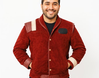 Captain Kirk Star Trek The Final Frontier Jacke Cosplay Outfit für Herren | William Shatner Inspirierter Uniformmantel | Sci-Fi Kostüm-Oberbekleidung