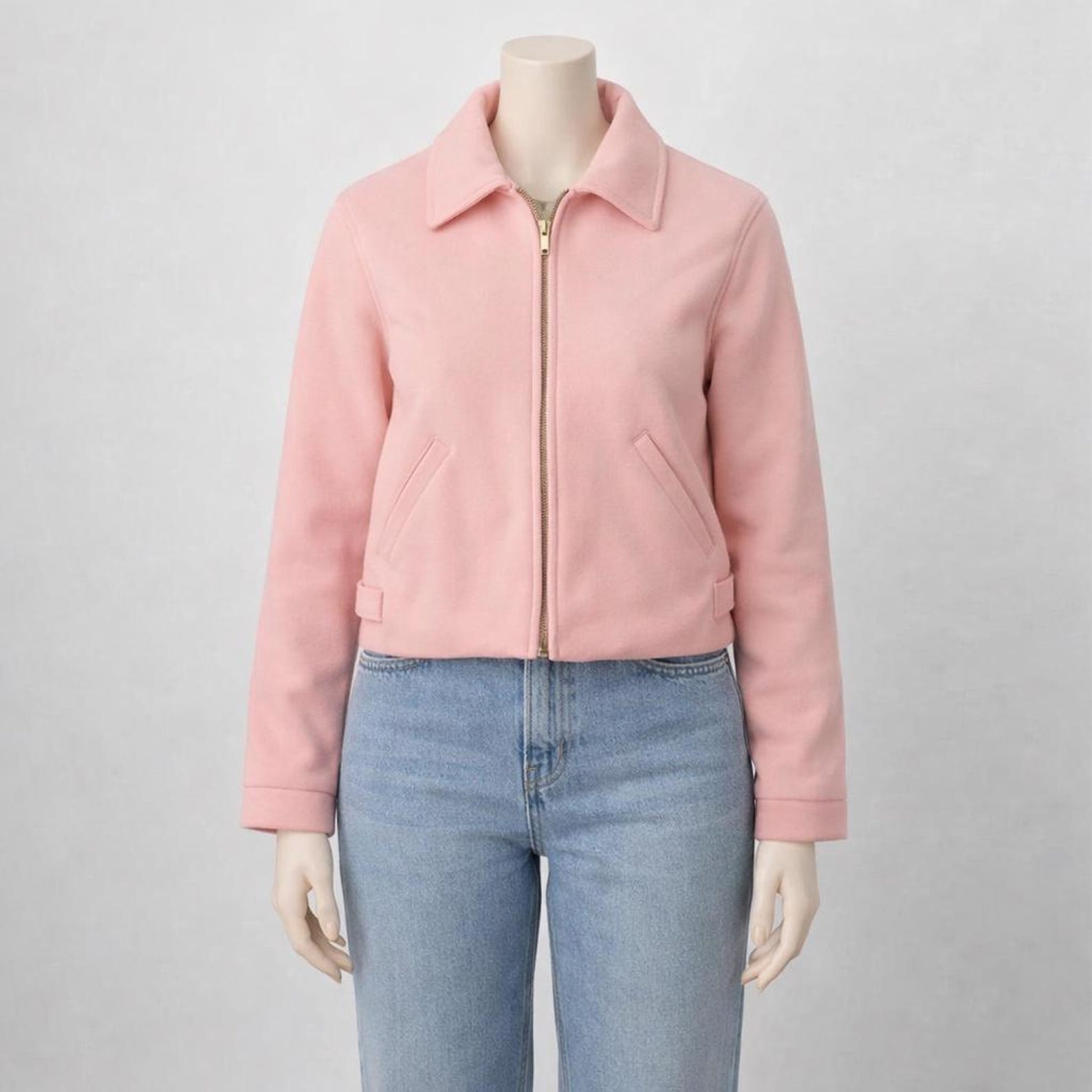 Handmade Pink Ladies Personalized Jacket - Ladies Pink Grease Cotton ...
