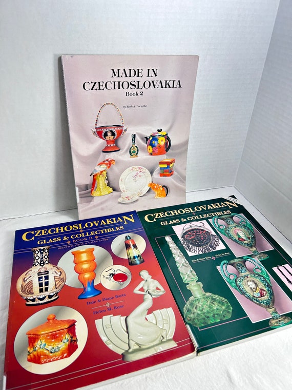 Czech Glass Perfume Jewelry Majolica Pottery Collectibles 3 Guides