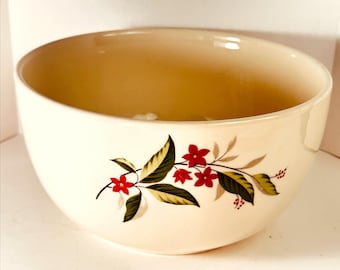 Universal Cambridge Woodvine mixing bowl 3qt ceramic, 8.5" pottery cottage core collectible